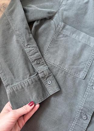 Нова вельветова сорочка h&m xs/s 8