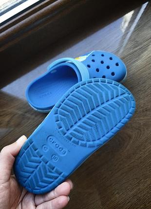 Дитячі сабо crocs baby shark сині 2