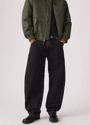Новые джинсы levi's baggy barrel jeans black 30/30 levis