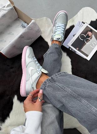 Кросівки жіночі dunk low lx metallic silver 6