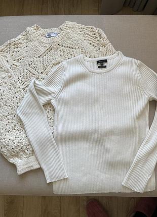 Светр жіночий massimo dutti білий xs
