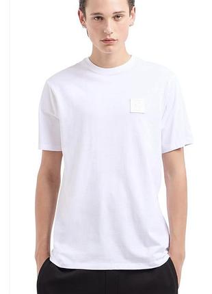 Нова футболка armani exchange розмір xxl metallic patch logo