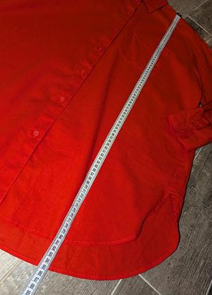 Новая льняная рубашка h&amp;m оверсайз 4