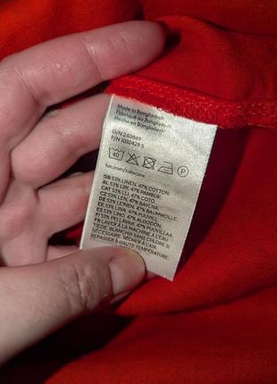 Новая льняная рубашка h&amp;m оверсайз 8
