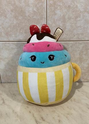 М'яка іграшка teddy cup десерт у чашці різнокольорова