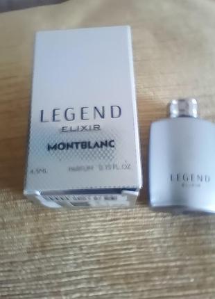 Montblanc legend elixir парфуми чоловічі, 4.5 мл (мініатюра)
