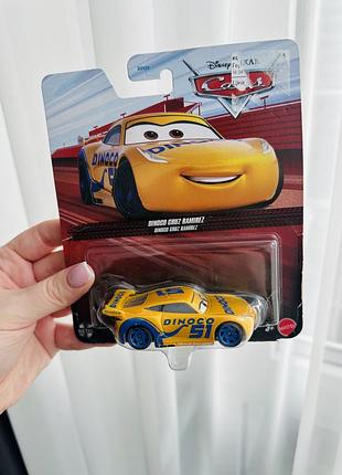 Іграшкова машинка круз рамірес dinoco cars, металева, mattel