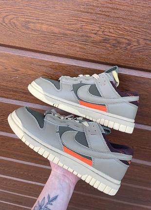 Уцінка кросівки nike air dunk jumbo medium olive розпаровка