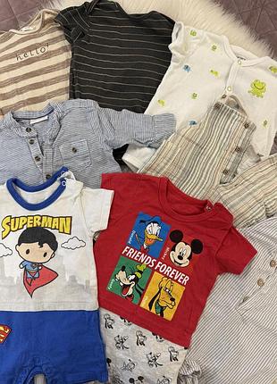 Набір дитячого одягу для хлопчиків carter's, пісочники та боді, 3-6 місяців
