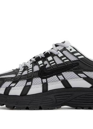 Кроссовки nike p-6000 grey black арт 16072 2