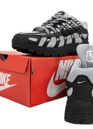 Кроссовки nike p-6000 grey black арт 16072 4