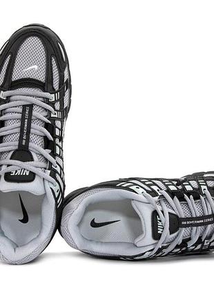 Кроссовки nike p-6000 grey black арт 16072 7
