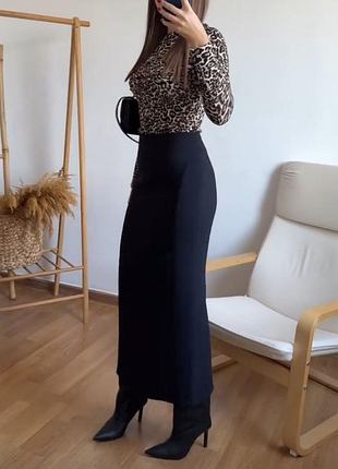 Спідниця-олівець з вовною лани zara limited edition