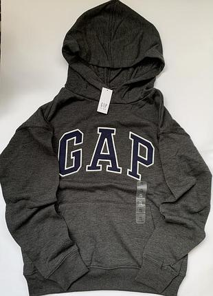 Худі дитяче gap темно-сіре з написом