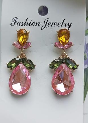 Сережки "color energy" 10