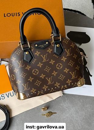 Сумка alma trunk bb monogram canvas/gold 🤎