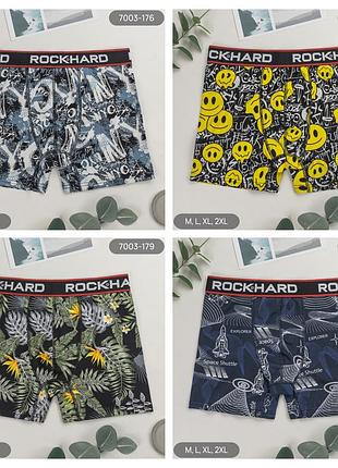 Чоловічі бавовняні боксери rockhard туреччина, трусы мужские хлопковые боксеры турция