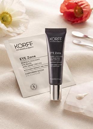 Оригинальный пробник крем для контура глаз korff eye zone 3 ml