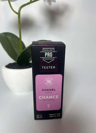 Тестер pro chanel chance eau tendre жіночий 58 мл