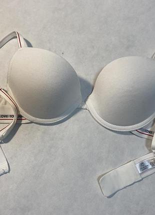 Білий бюстгальтер primark love to lounge (розмір 75b)