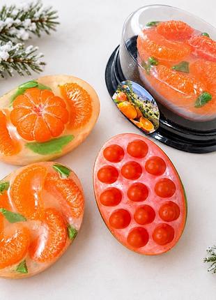 Масажне мило ручної роботи мандарини