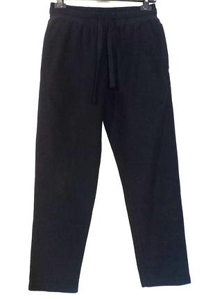 Чоловічі флісові спортивні штани marks & spencer, р. s (short) чорні унісекс