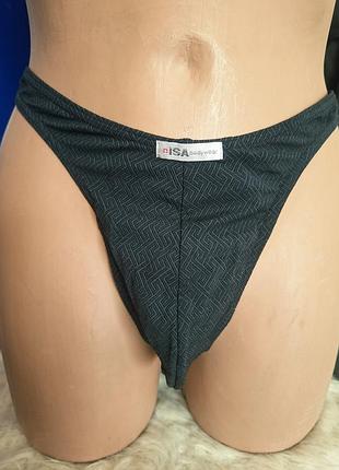 Чоловічі стрінги isa bodywear з геометричним принтом