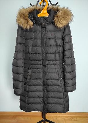 Натуральный пуховик Tommy hilfiger