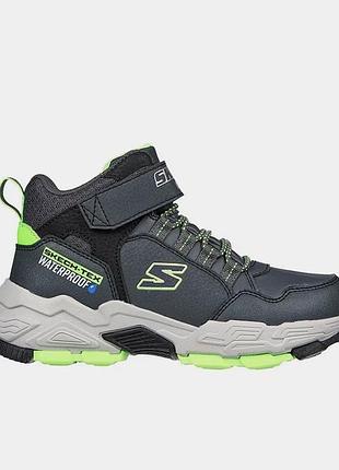 Черевики skechers 37 розмір 23.5 см водонепроникні з липучкою та шнурівкою