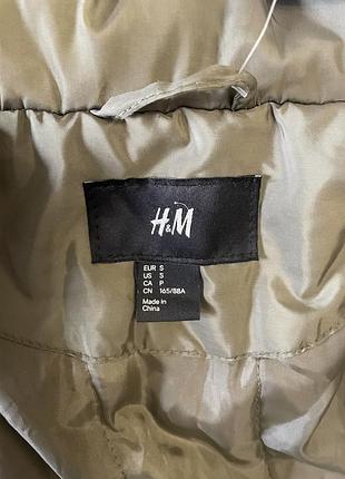 Парка h&m демісезонна хакі 3