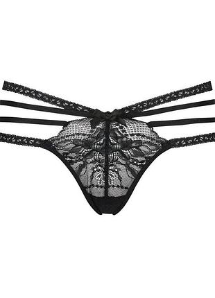 Чорні трусики стрінги hunkemöller, розмір s