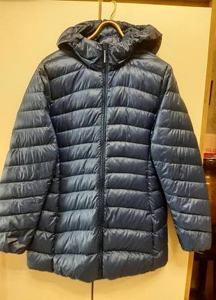 Продовженна пухова брендова куртка uniqlo