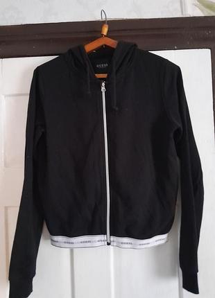 Лонгслив guess,с капишоном