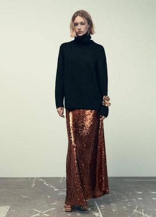 Zara кофта тепла м'яка оверсайз з вмістом вовни р.s