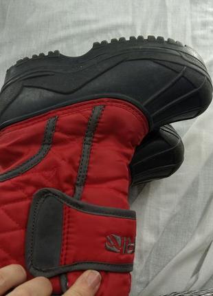 Campri брендовые детские ботинки на подпушке мех сапожки резиновые9 фото