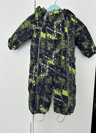 Зимовий комбінезон huppa reggie 1, р. 80 (+6 см), до −30°c, фланель 100% бавовна