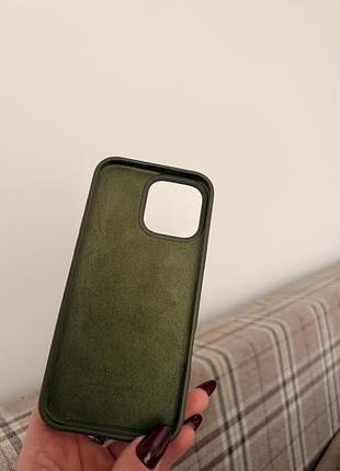 Чохол apple для iphone 16 pro max оливковий 2
