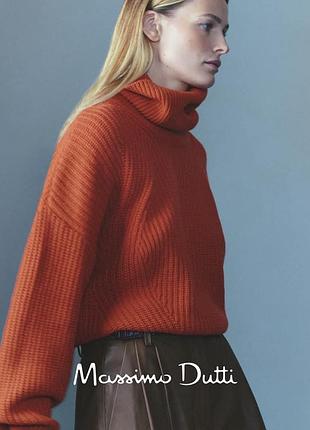 Шерстяной женский свитер от massimo dutti