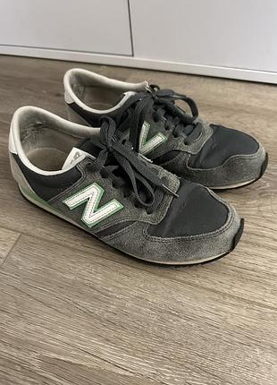 Сірі кросівки new balance оригінал жіночі замшеві для тренування бігу або повсякденного носіння