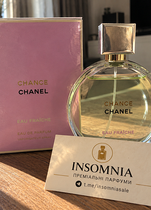 Chanel chance eau fraîche 100 мл — свіжий, елегантний жіночий аромат