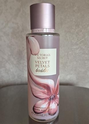 Victoria's secret парфюмированный спрей мист velvet petals brØlée 250 мл