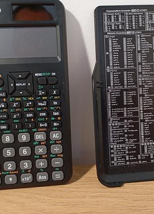 Інженерний калькулятор calcoom iq-s8x (аналог casio)/для школи, вуза, іспитів