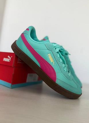 Новые оригинальные кроссовки puma бирюзовые