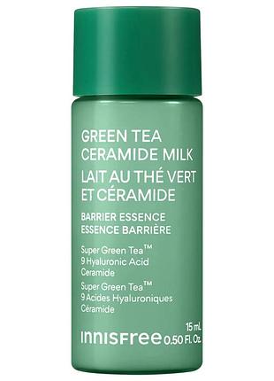 Молочко-тоник с зеленым чаем innisfree green tea ceramide milk