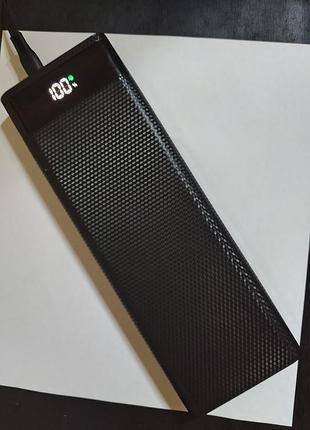 Powerbank 30000 mah (проверенная реальная емкость) с быстрой зарядкой 22.5w (4.5v, 5v, 9v, 12v) pd, qc и другие.