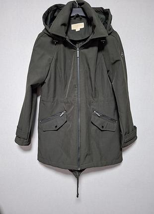Женская куртка-парка цвета хаки бренда michael kors (модель water-resistant anorak / utility jacket..размер l.