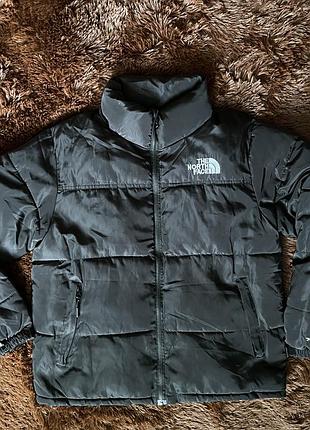 Куртка-пуховик the north face чорна 700, розмір m