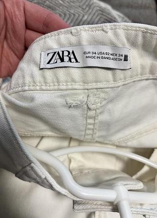 Джинси жіночі zara білі 5