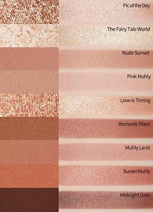 Палетка тіней etude house muhly romance palette 5
