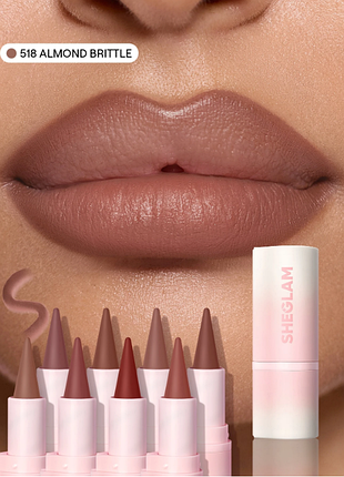Карандаш для губ sheglam define &amp; fill triangle lip liner - 518 almond brittle (6369-518)